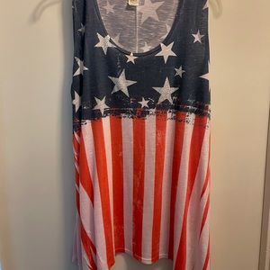 Patriotic Stars & Stripes Tank Top
